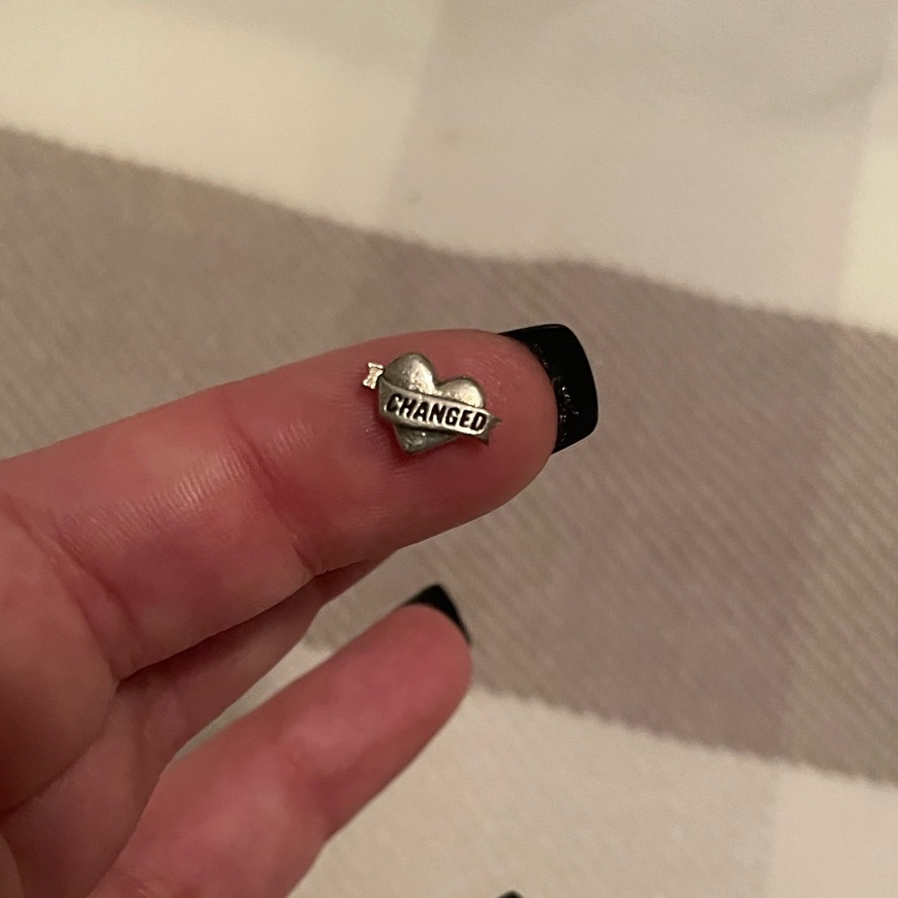 Origami owl living locket changed banner heart charm